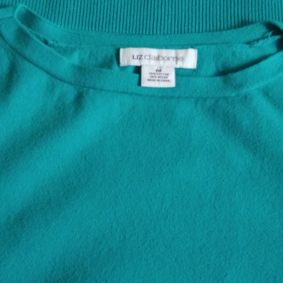 Liz claiborne Teal Top - Picture 2 of 6